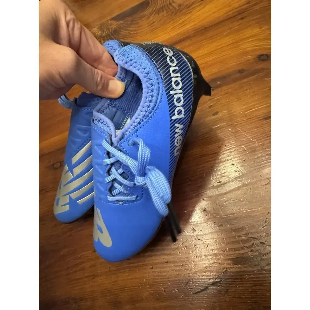 New Balance Furon V7 Dispatch Junior Soccer Cleats Blue Youth Sz 2 NEW